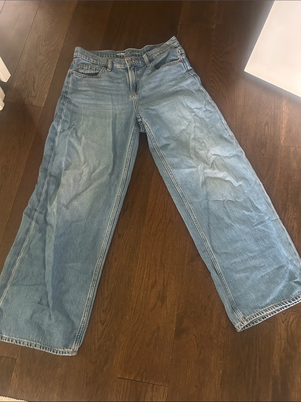 Old Navy Light Blue Wide-Leg Jeans